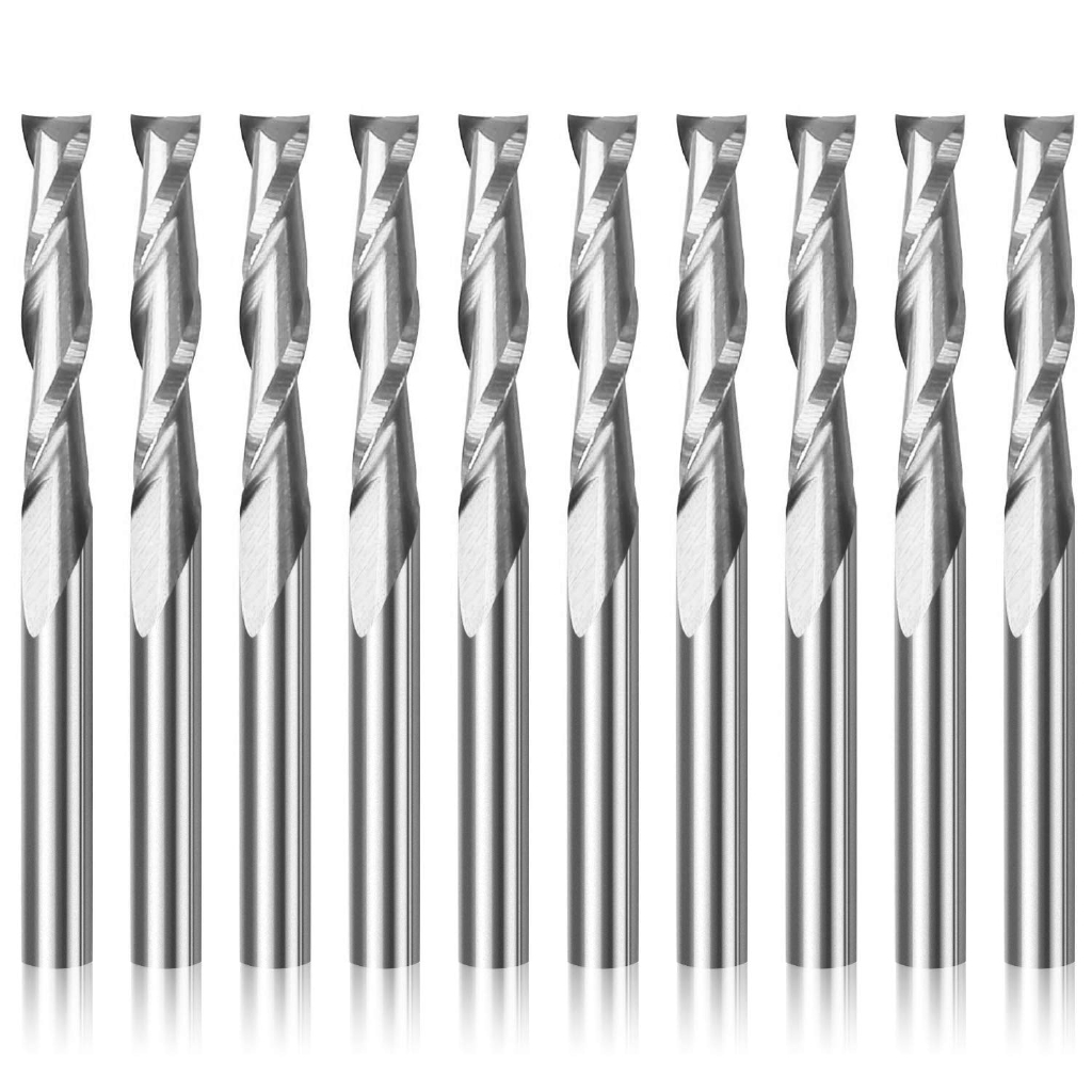 End Mill Set - 10 buah 3.175 1/8 Shank 2