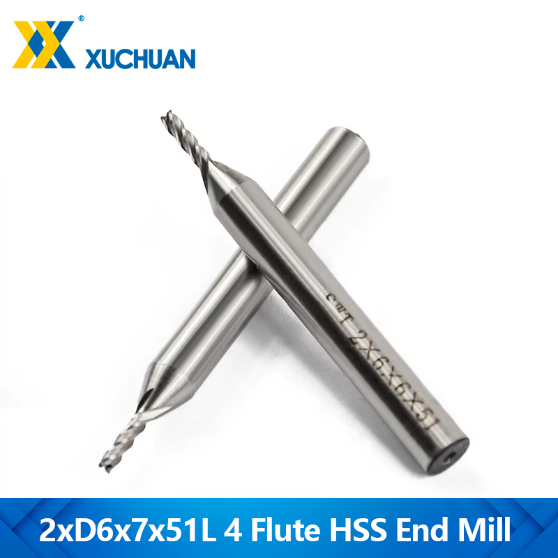 End Mill Set - 1 Buah Diameter Frez 2Mm Endmill