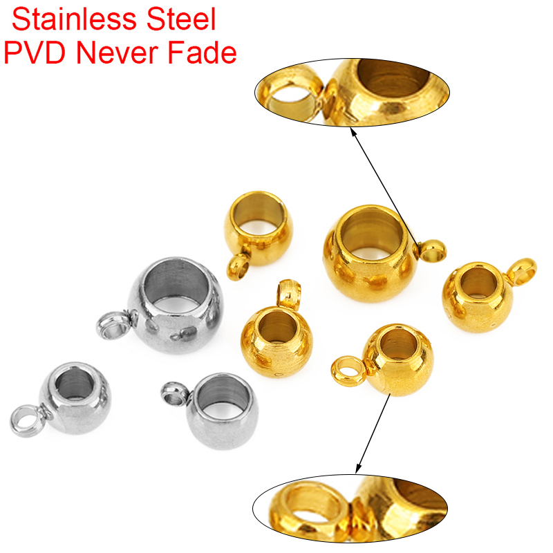 Coupling 8Mm - 20 pcs Konektor Liontin Kalung Baja