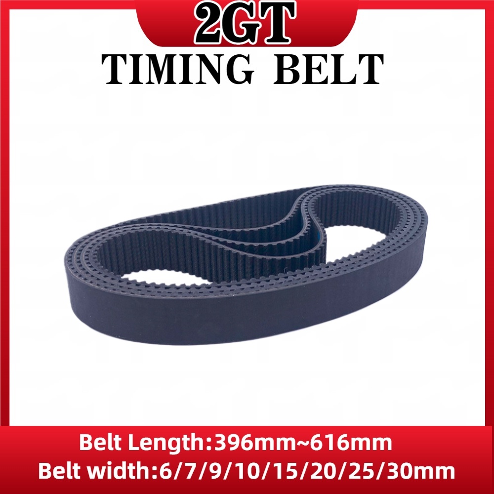 Gt2 Pulley - Sabuk Timing 2GT Panjang 396mm-616mm Sabuk