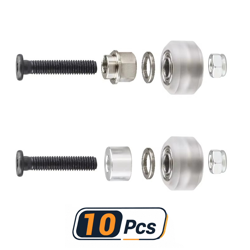 10 Buah Kit Roda V Mini Ekstri - V Slot Wheel ulasan dan harga