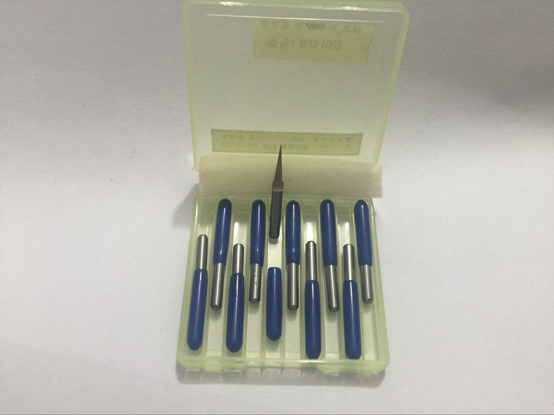 10 Pcs 3.175mm Tungsten Bit V  - End Mill Set ulasan dan harga