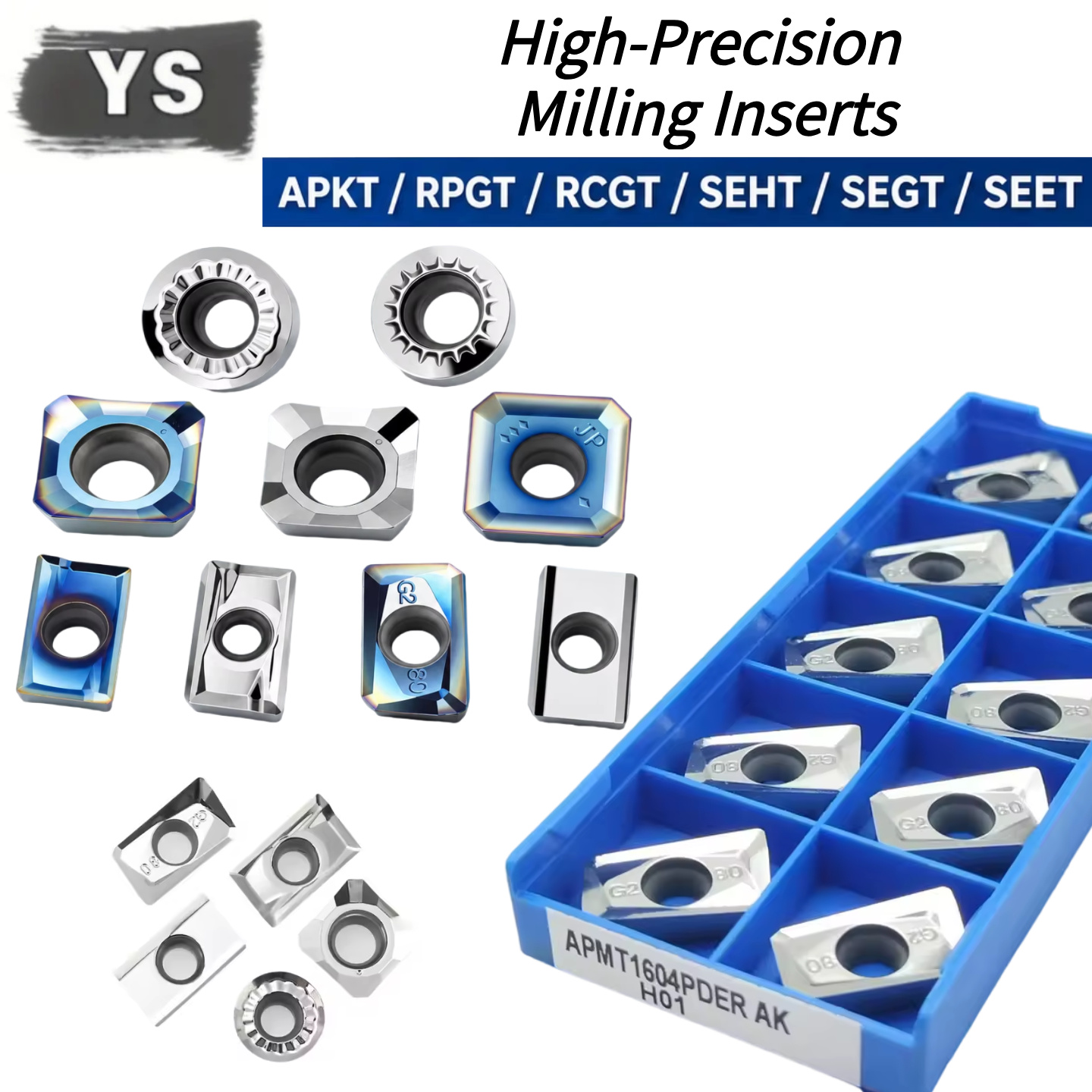 10 Buah APKT APGT RCGT SEHT Si - End Mill ulasan dan harga