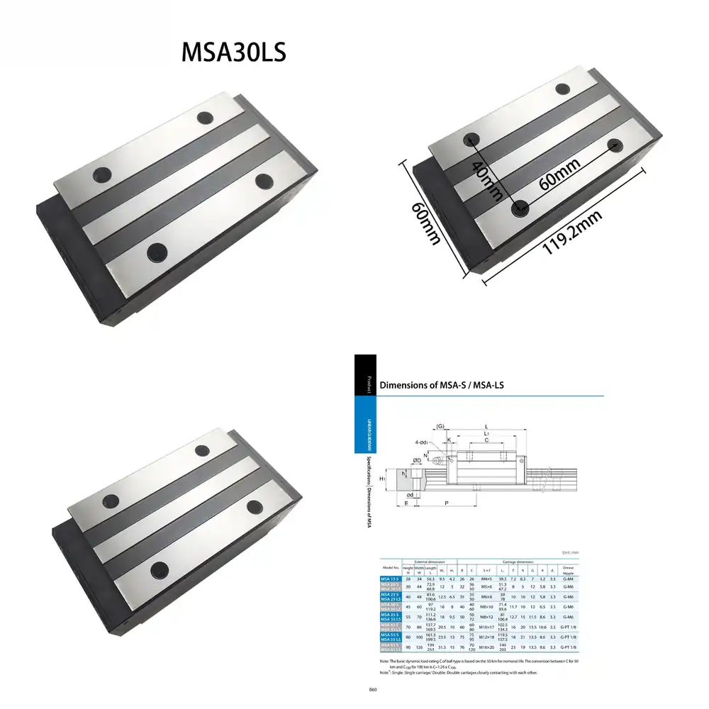 Blok Slider Rel Linier untuk T - Linear Rail ulasan dan harga